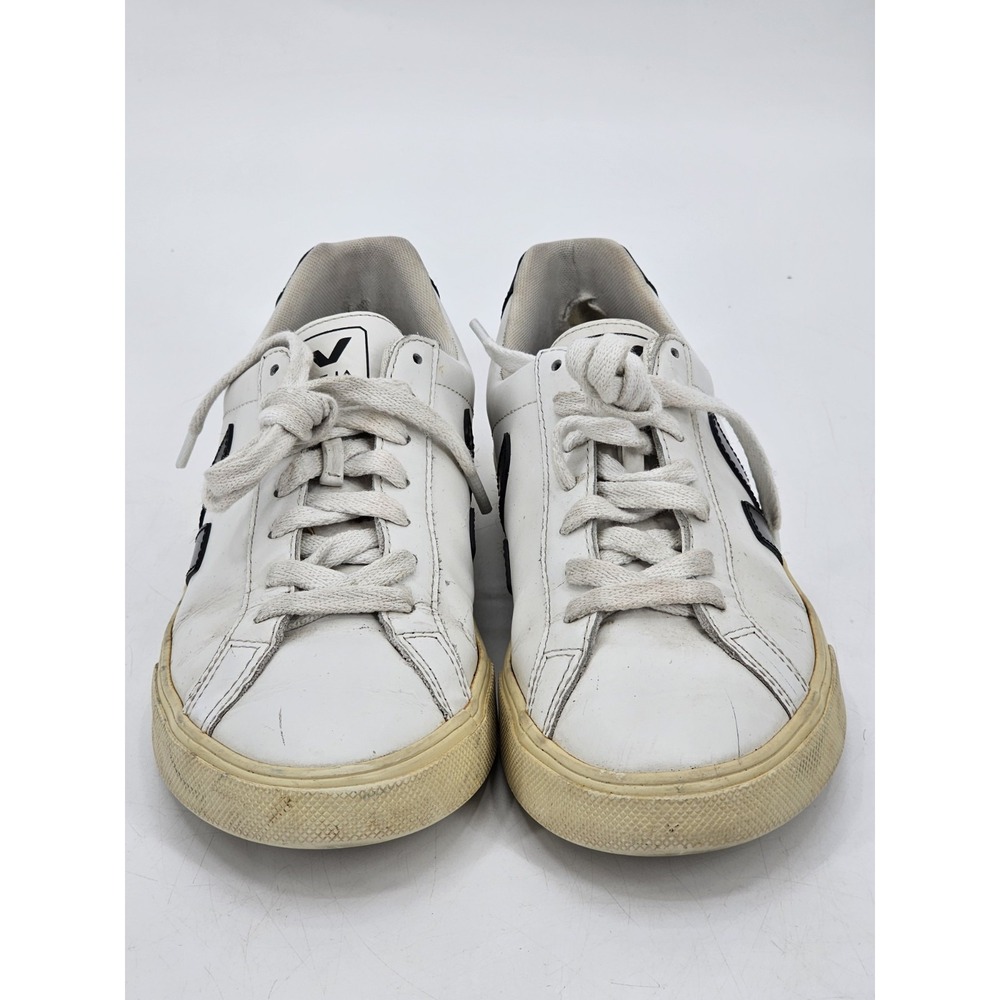 Veja Leather Esplar‎ Sneakers in Black/White -Womens Size EU 38/US 7